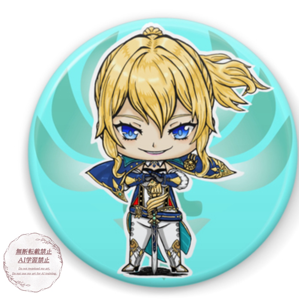 【C105 新刊】原神同人グッズ 缶バッジ全2種