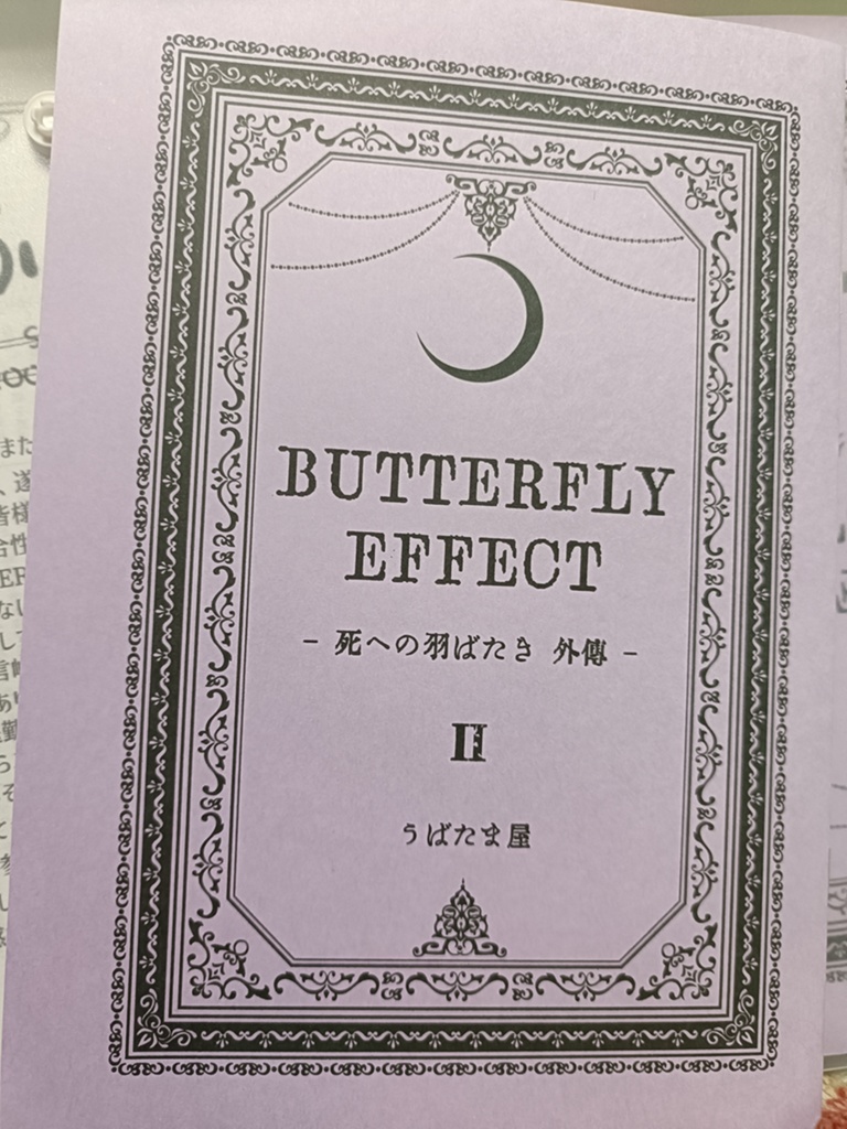 BUTTERFLY EFFECT　Ⅱ【言切（ラスじじ）】