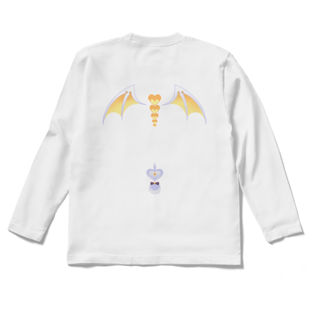 空白透羽 クリエイタマロングスリーブTシャツ