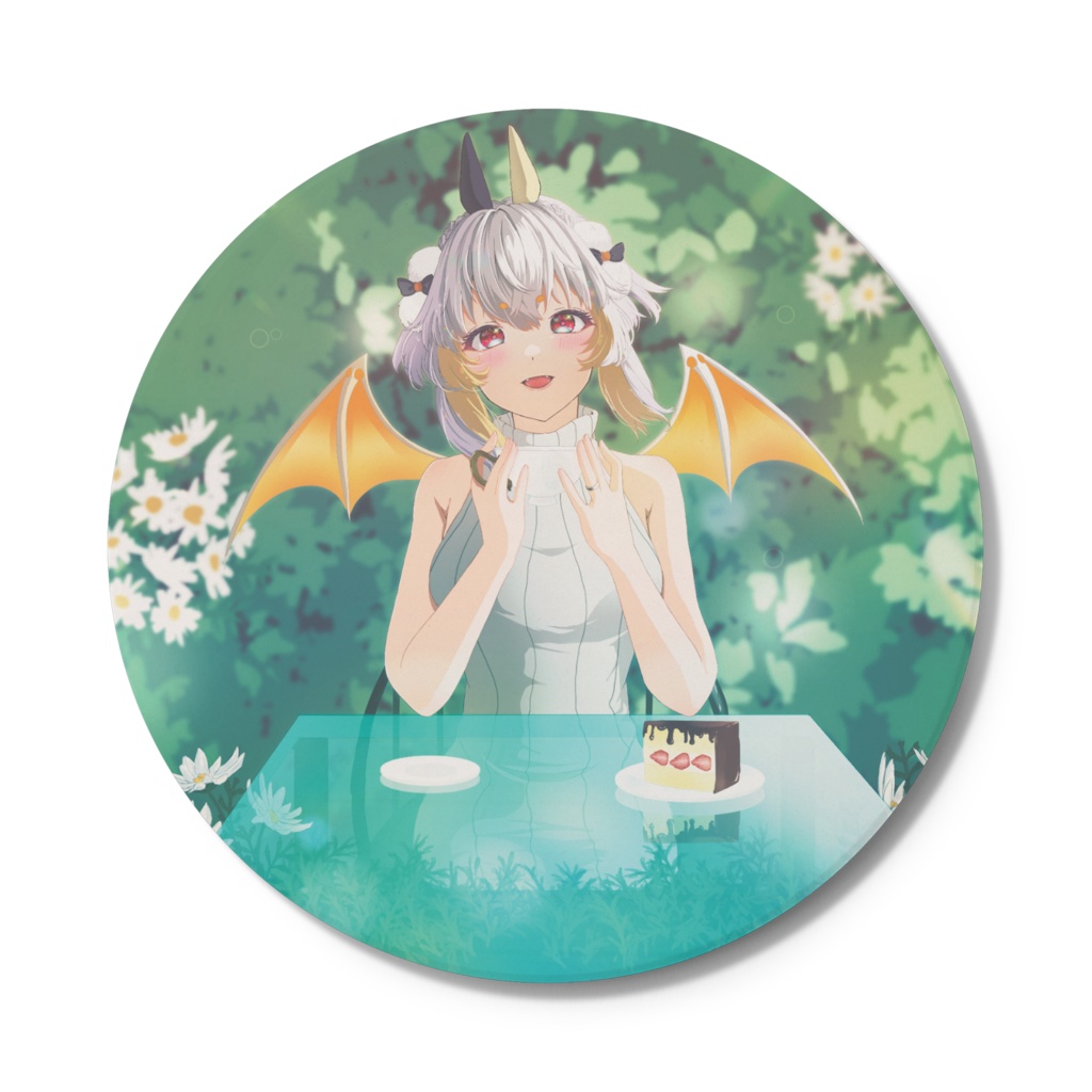 空白透羽誕生日＆1周年記念描き下ろしイラストコースター