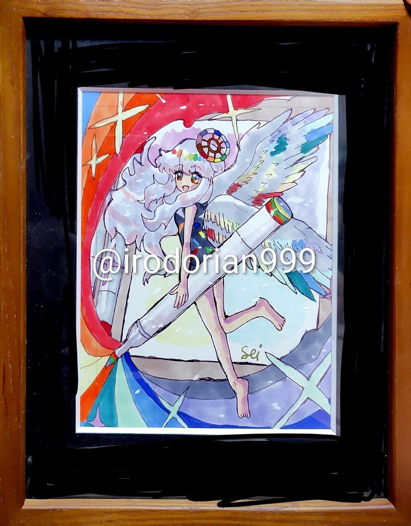 【額装作品】インスピレーション