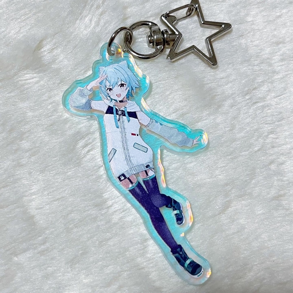 【デビュー1周年記念グッズ】オーロラアクリルキーホルダー