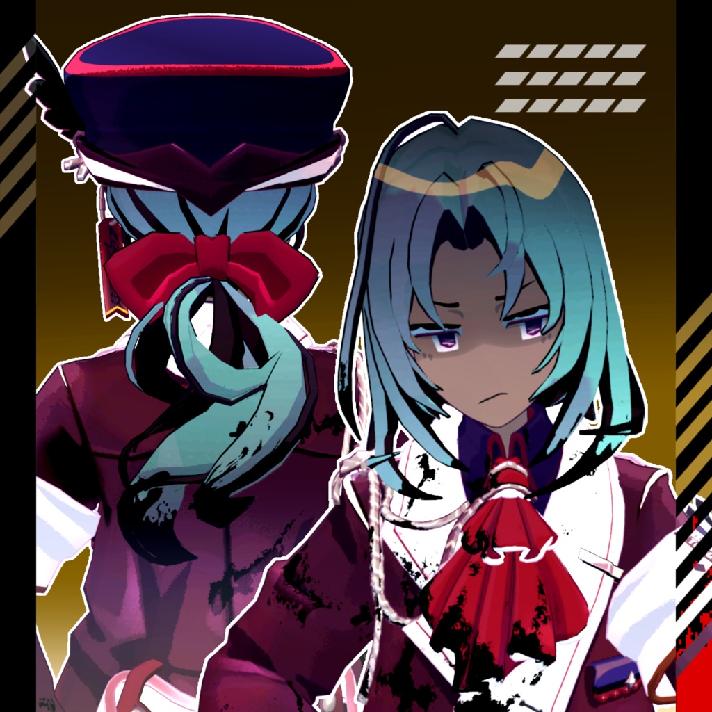 ターコイズ氏向け CenterPartHairsets/センター分けヘアセット