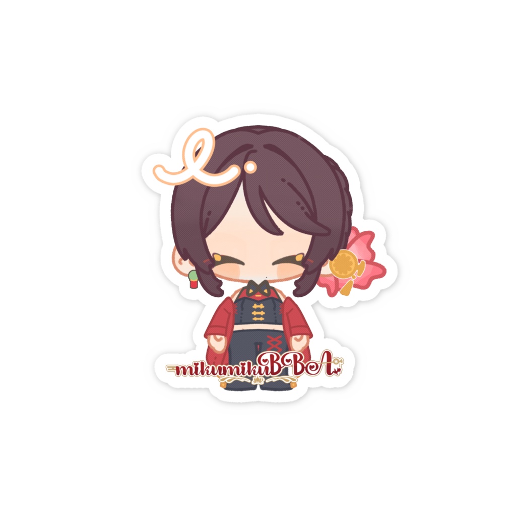 ミニキャラ ステッカー(笑顔ver)