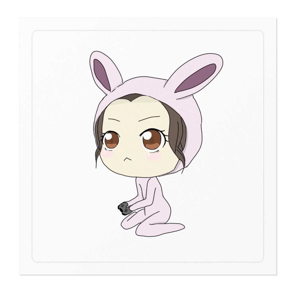 ゆきうさステッカー