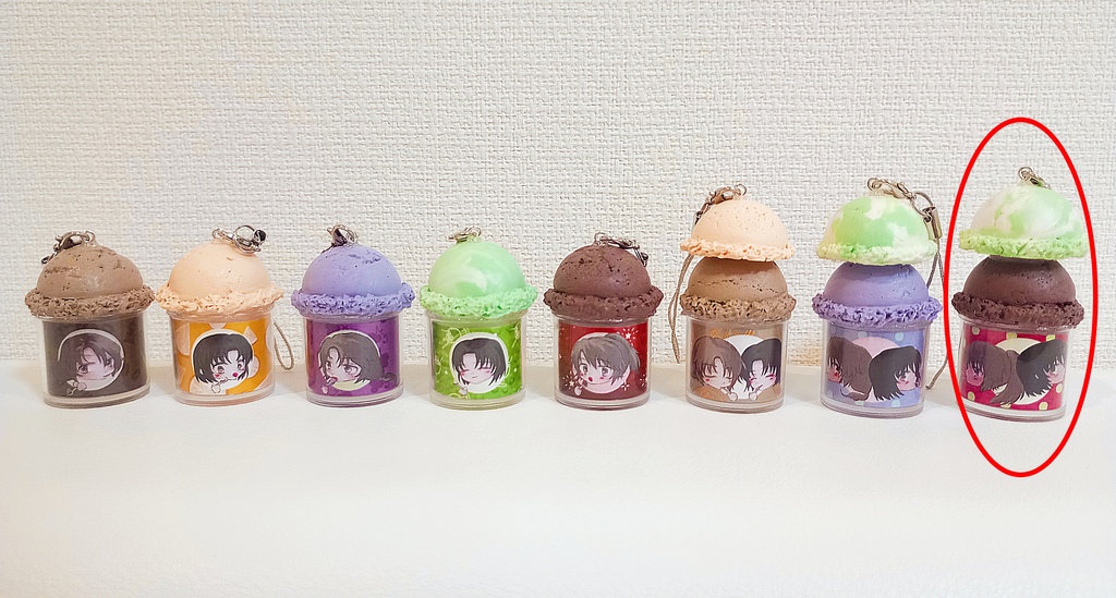 アイスストラップ~小総士&一騎(ガラナ&メロンフロート)~