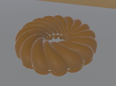 フレンチクルーラー 4cm x 12cm