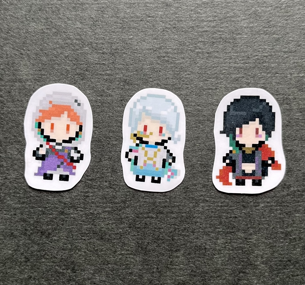 ドット絵シール(薙刀)