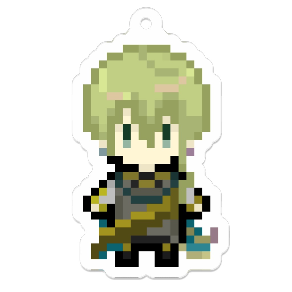 ドット絵アクリルキーホルダー (太閤左文字)