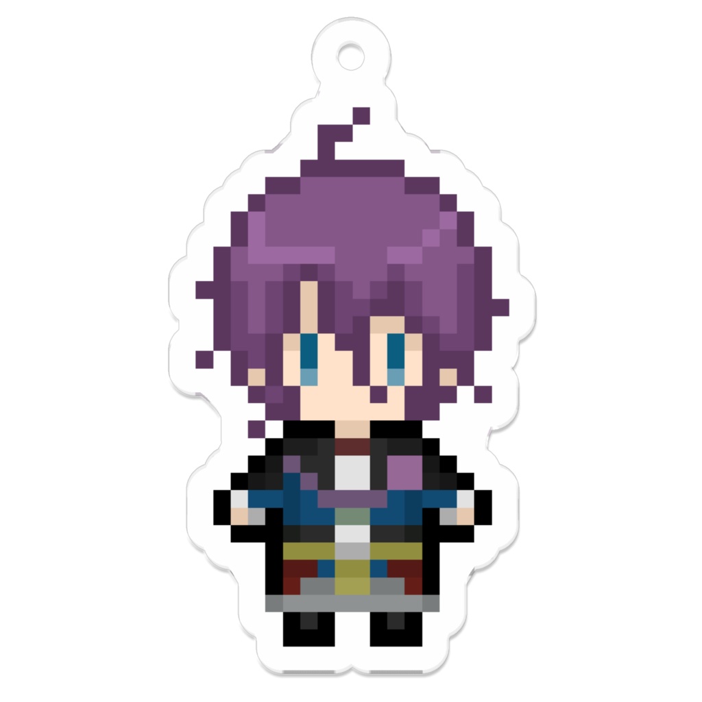 ドット絵アクリルキーホルダー (歌仙兼定)