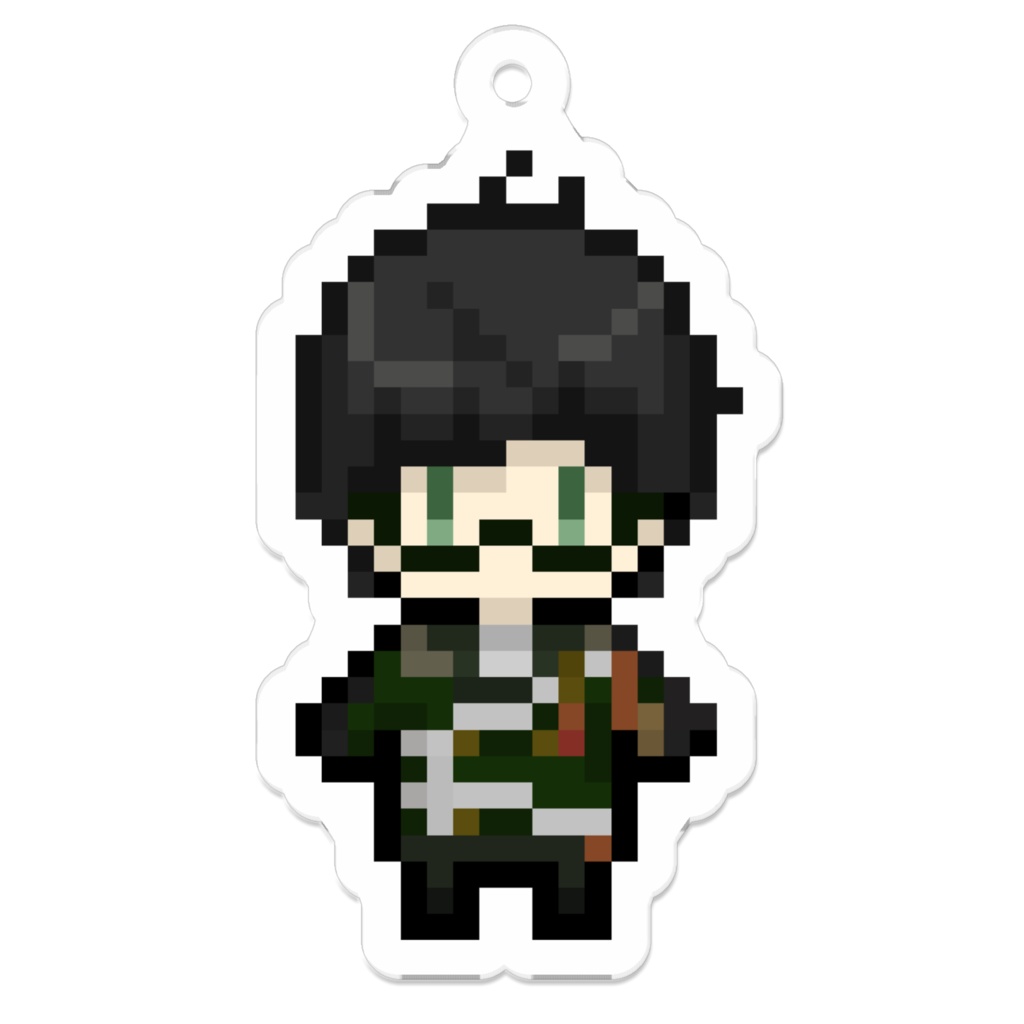 ドット絵アクリルキーホルダー (篭手切江)