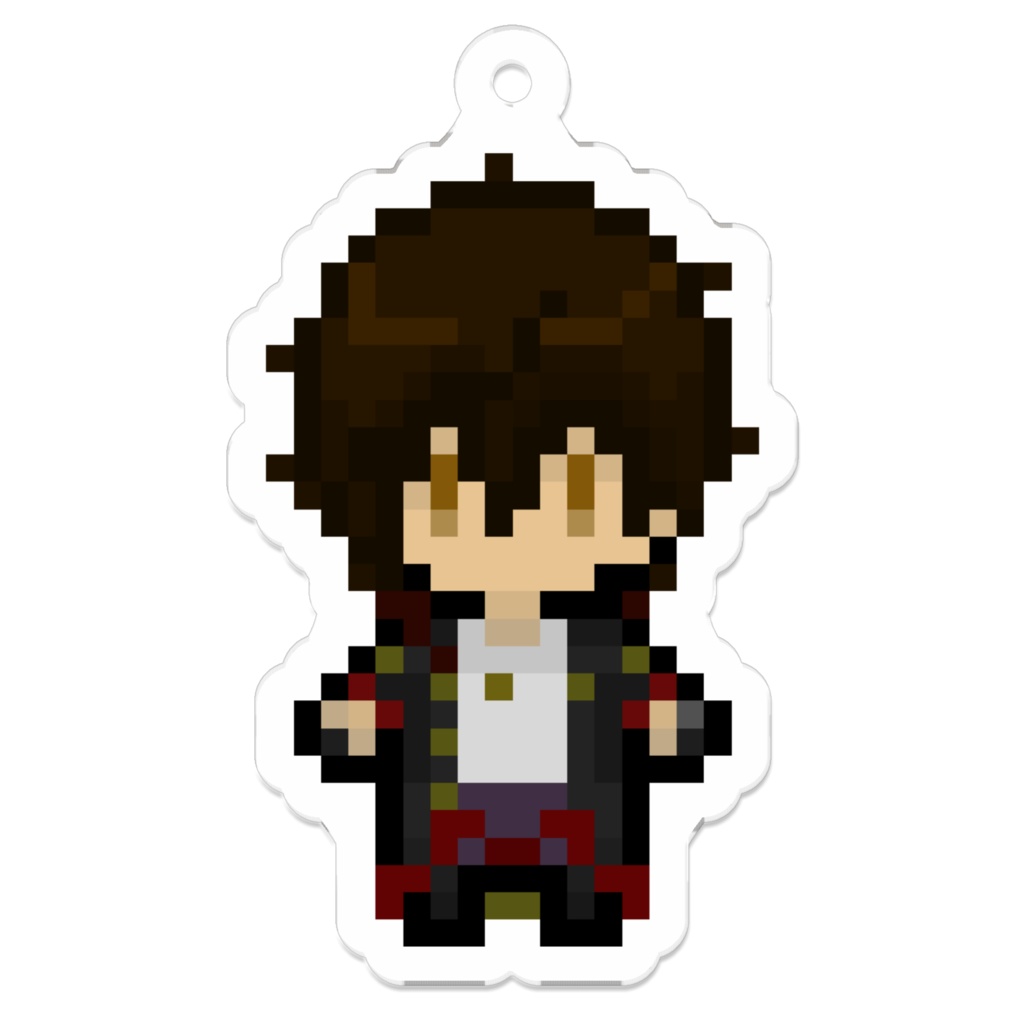 ドット絵アクリルキーホルダー (大倶利伽羅)