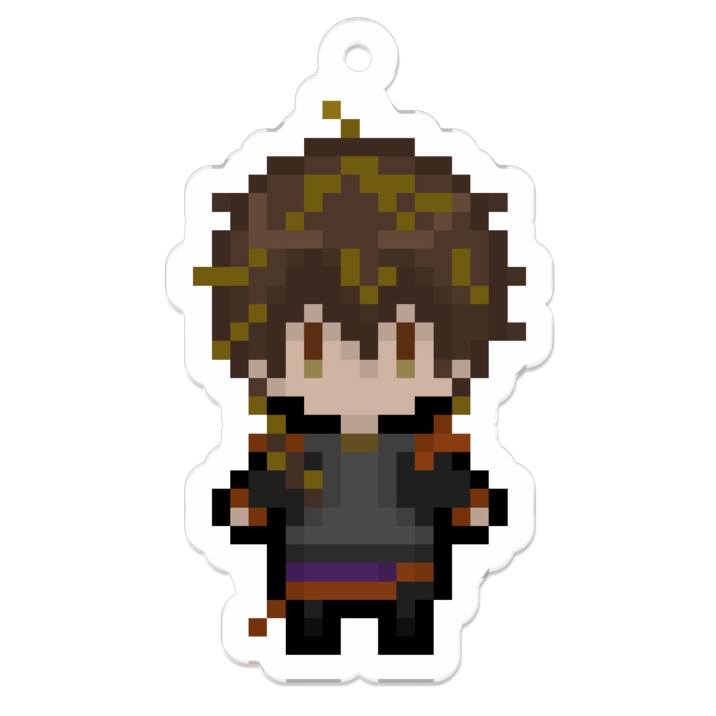 ドット絵アクリルキーホルダー (火車切)