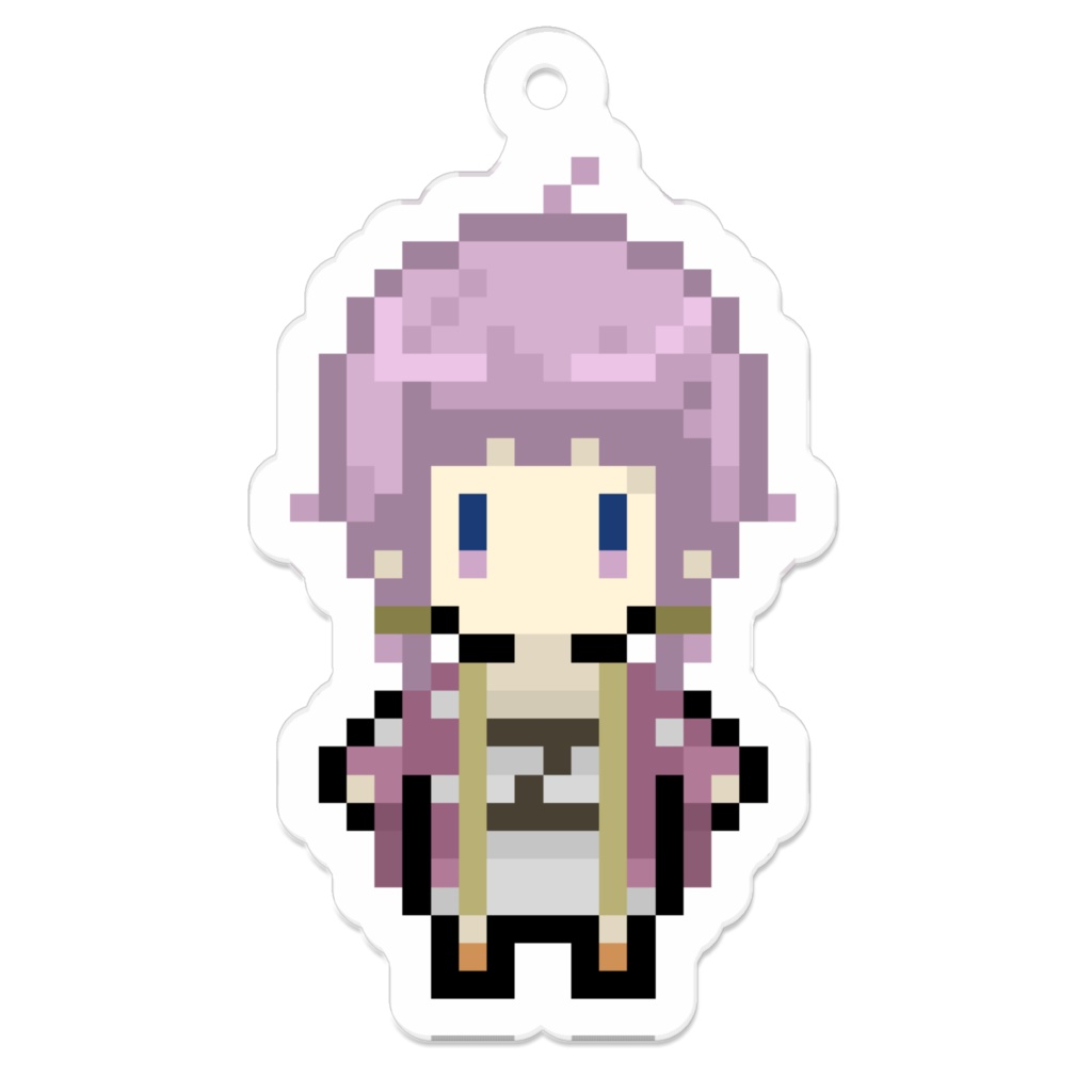 ドット絵アクリルキーホルダー (北谷菜切)