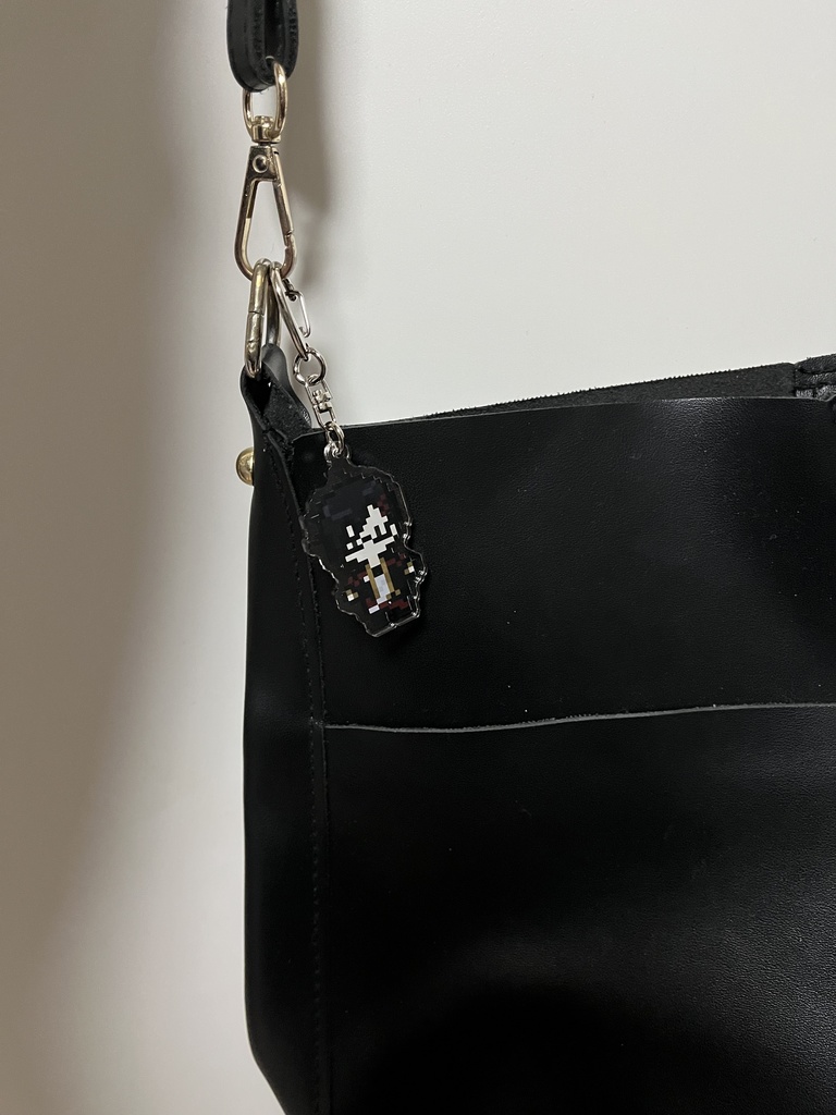 ドット絵アクリルキーホルダー (五虎退)