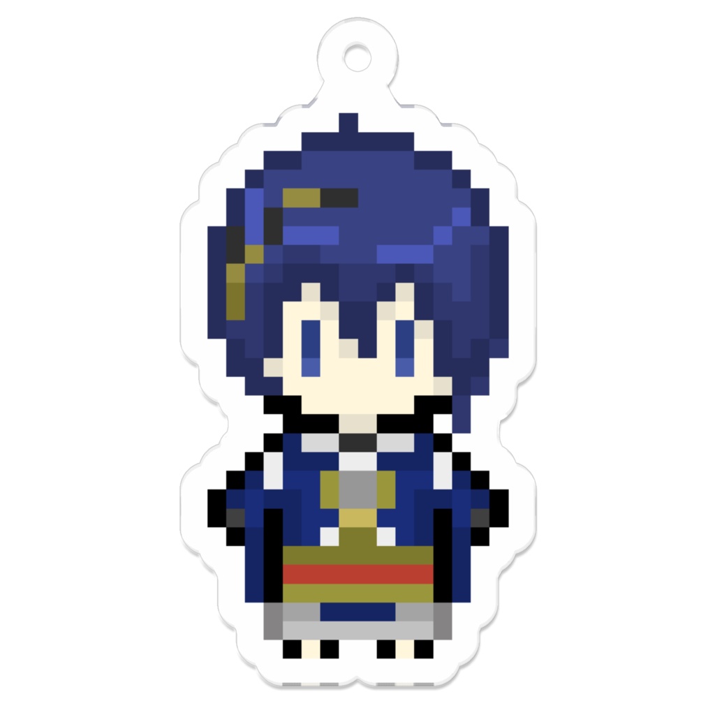 ドット絵アクリルキーホルダー (三日月宗近)