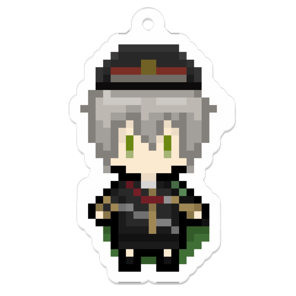 ドット絵アクリルキーホルダー (蛍丸)