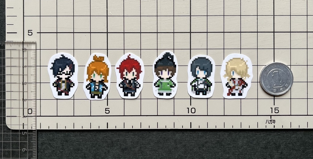 ドット絵シール(打刀 内番)