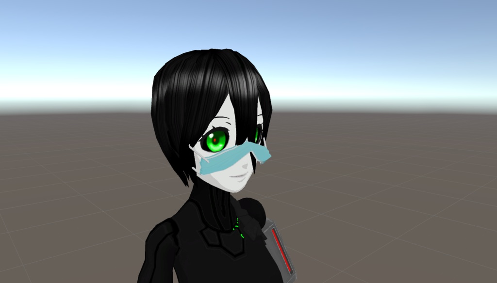 【VRChat想定】unity上で(だいたい)フィット可能なマスク