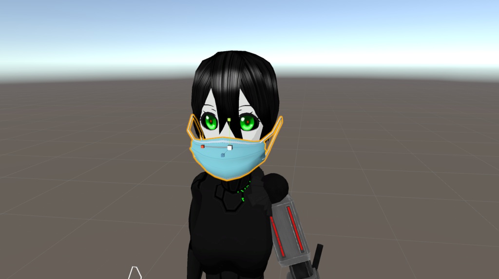 【VRChat想定】unity上で(だいたい)フィット可能なマスク