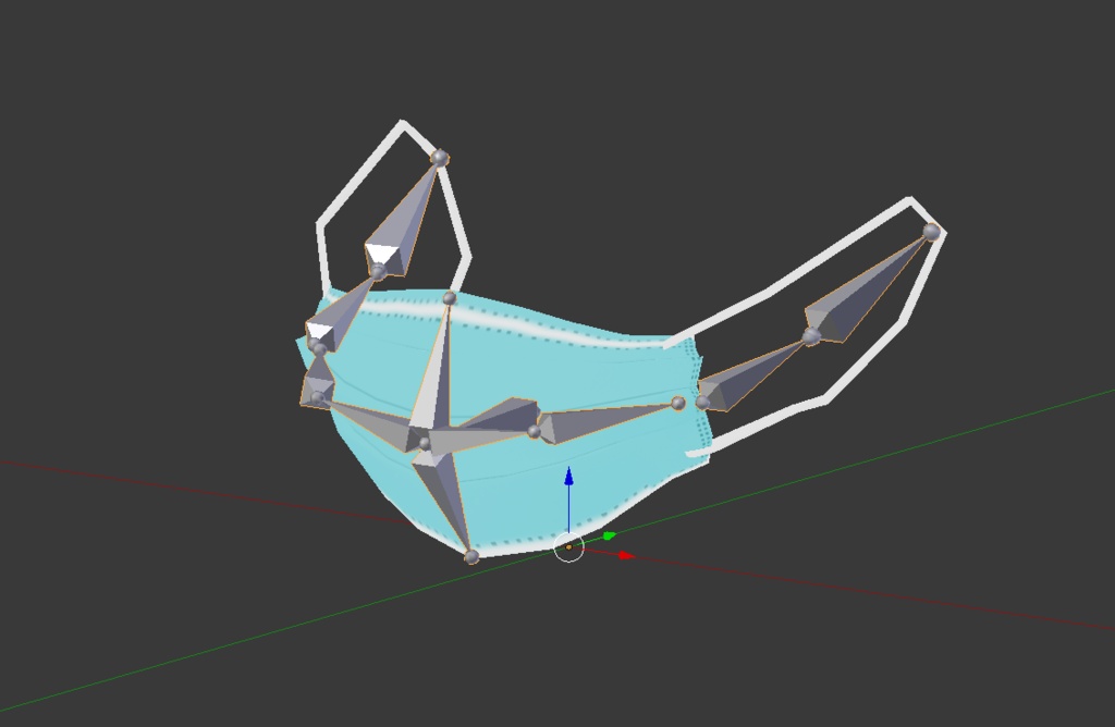 【VRChat想定】unity上で(だいたい)フィット可能なマスク