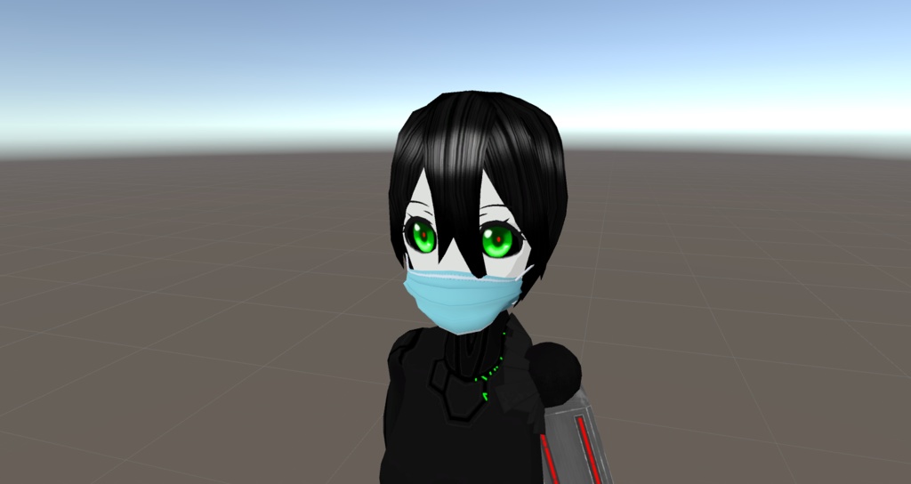 【VRChat想定】unity上で(だいたい)フィット可能なマスク
