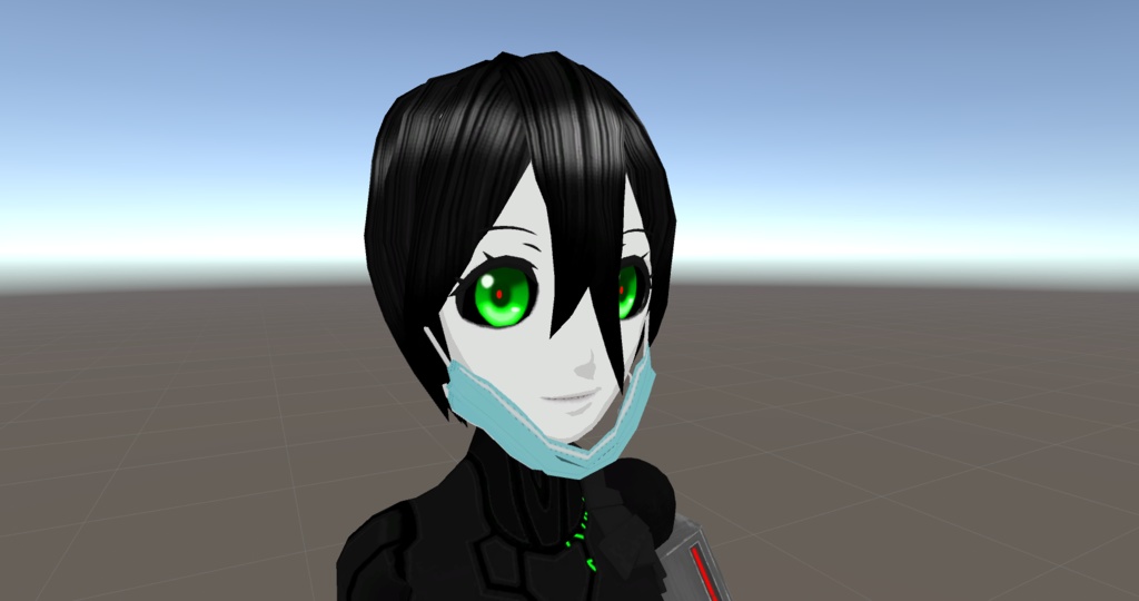 【VRChat想定】unity上で(だいたい)フィット可能なマスク