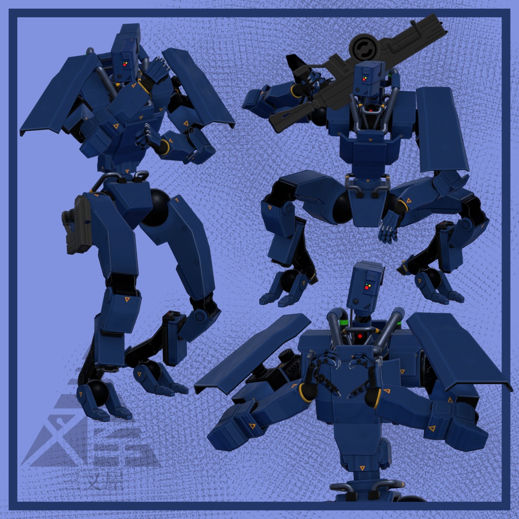 オリジナル3Dモデル「青龍」