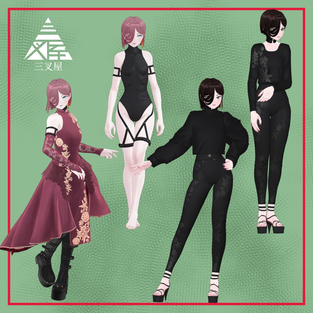 [VRChat想定] 蝋華 (Rouka) - 三叉屋 - 2/28