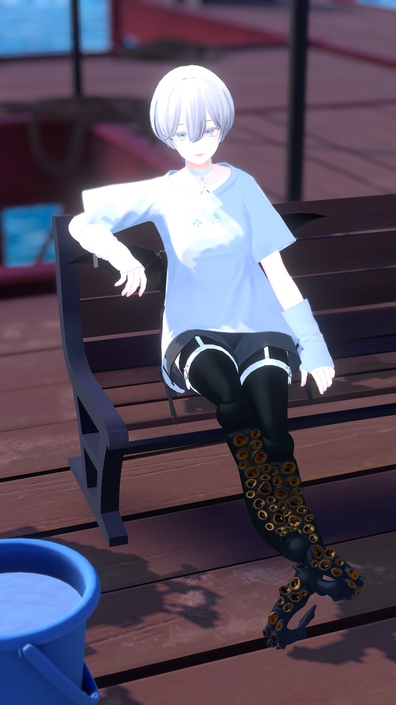 【VRChat向け】ドール脚 馬・蛸