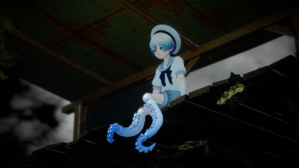 【VRChat向け】ドール脚 馬・蛸