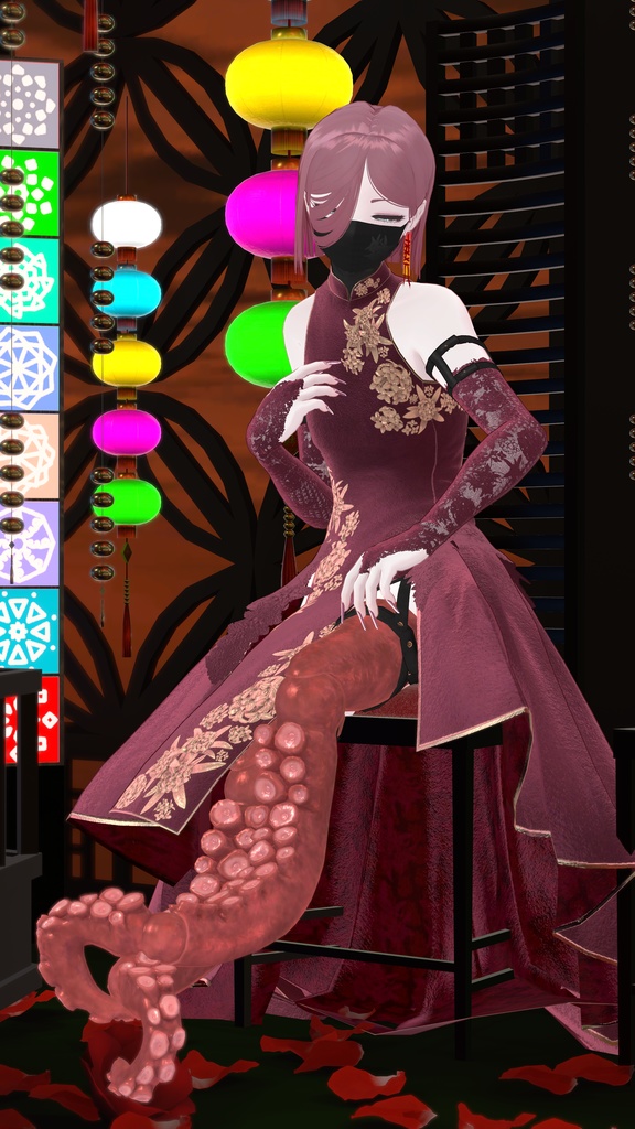 【VRChat向け】ドール脚 馬・蛸