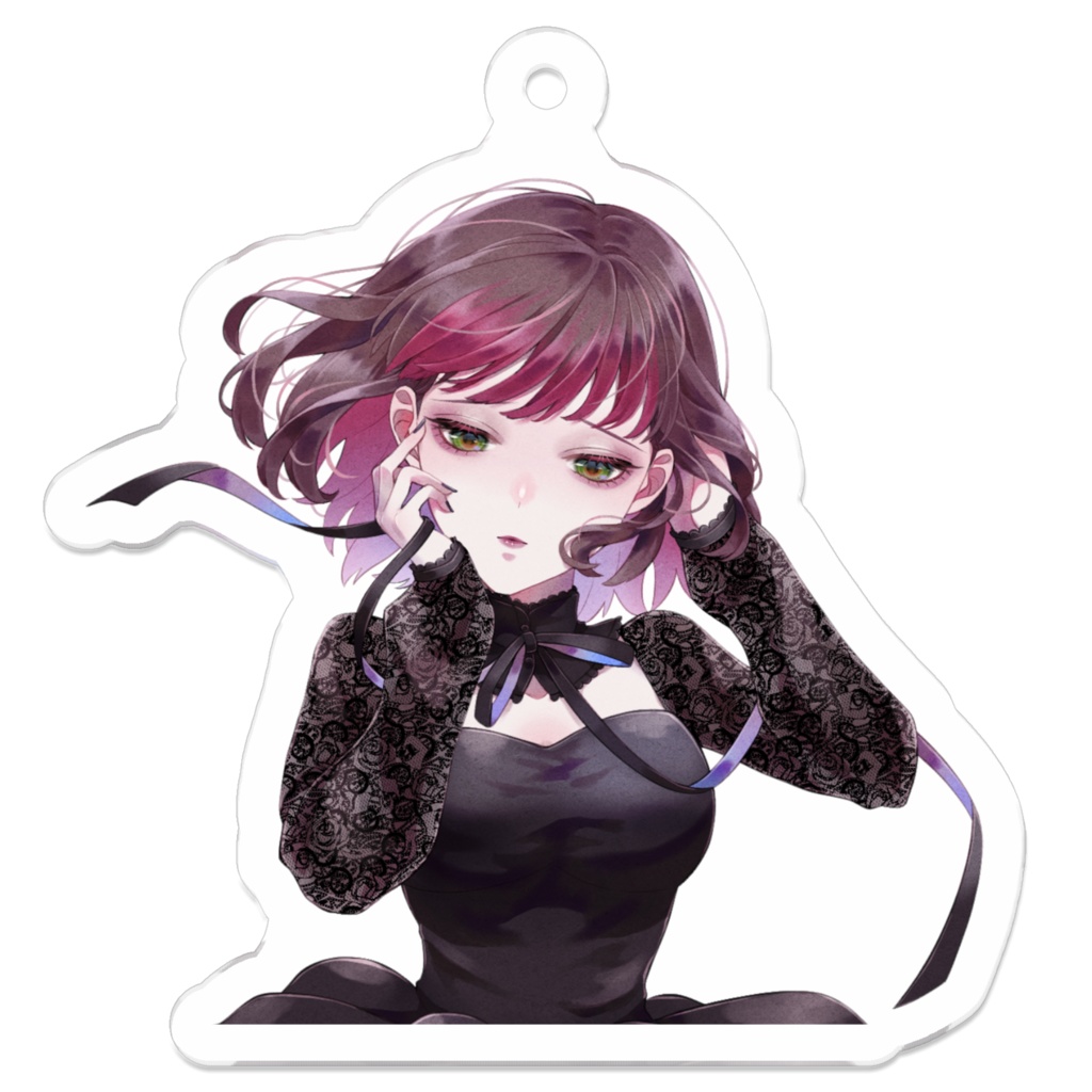 ちはるむじか アクリルキーホルダー sad