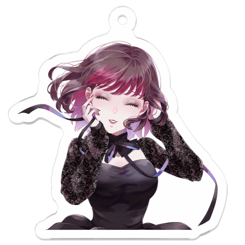 ちはるむじか アクリルキーホルダー happy