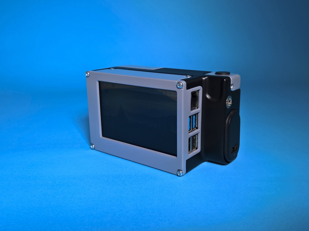 Raspberry Pi High Quality Cameraをコンデジ風にするもの