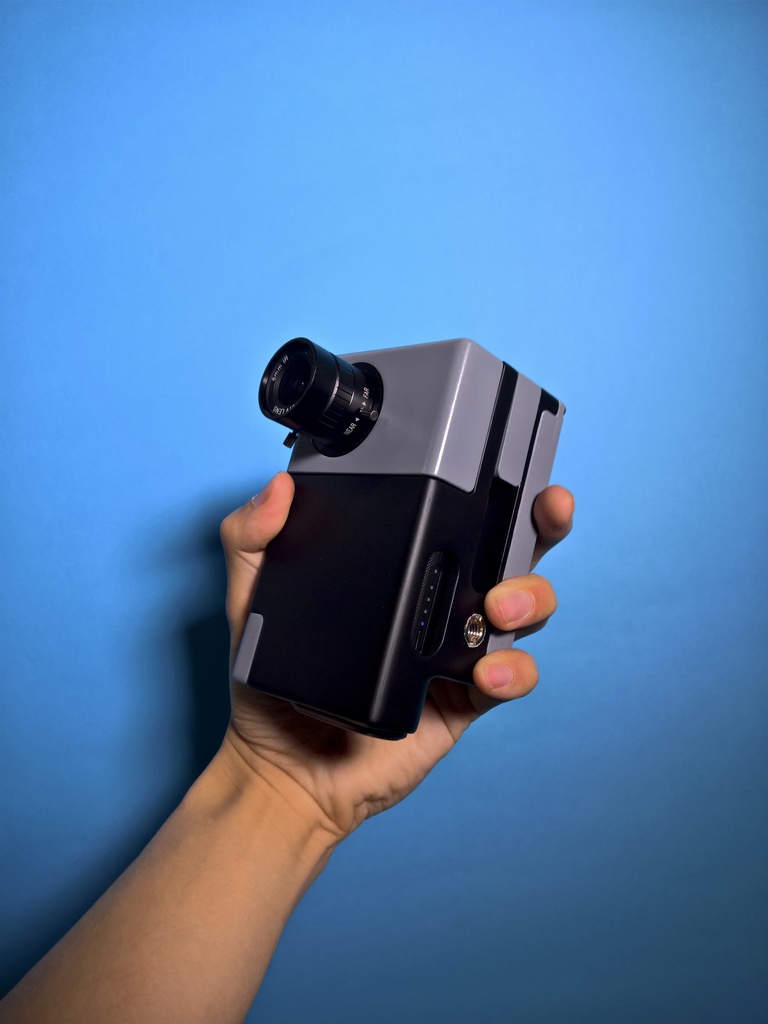 Raspberry Pi High Quality Cameraをコンデジ風にするもの