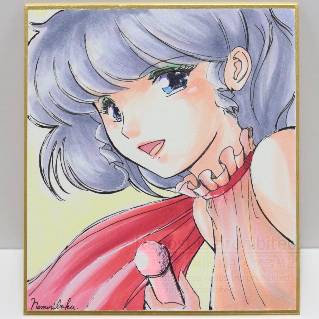 小色紙イラスト（'80年代美少女二次創作）５種類