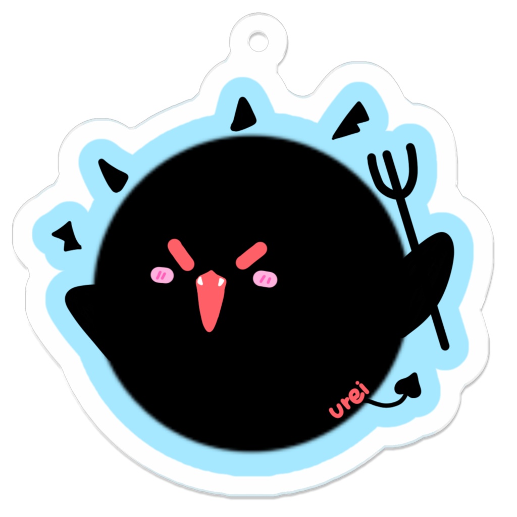 悪魔なもちまんじゅうアクキー