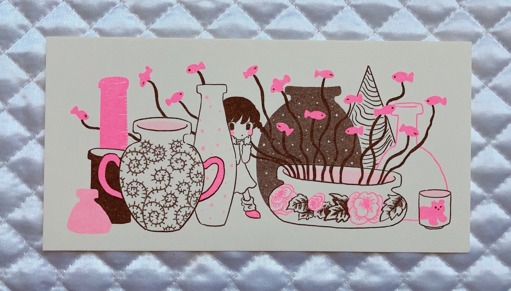 魚草ポストカード