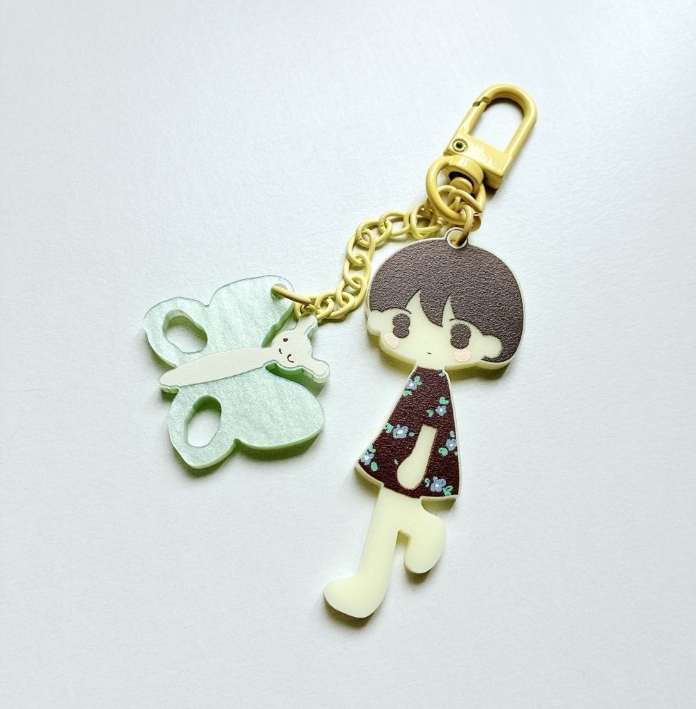 ちょうちょキーホルダー