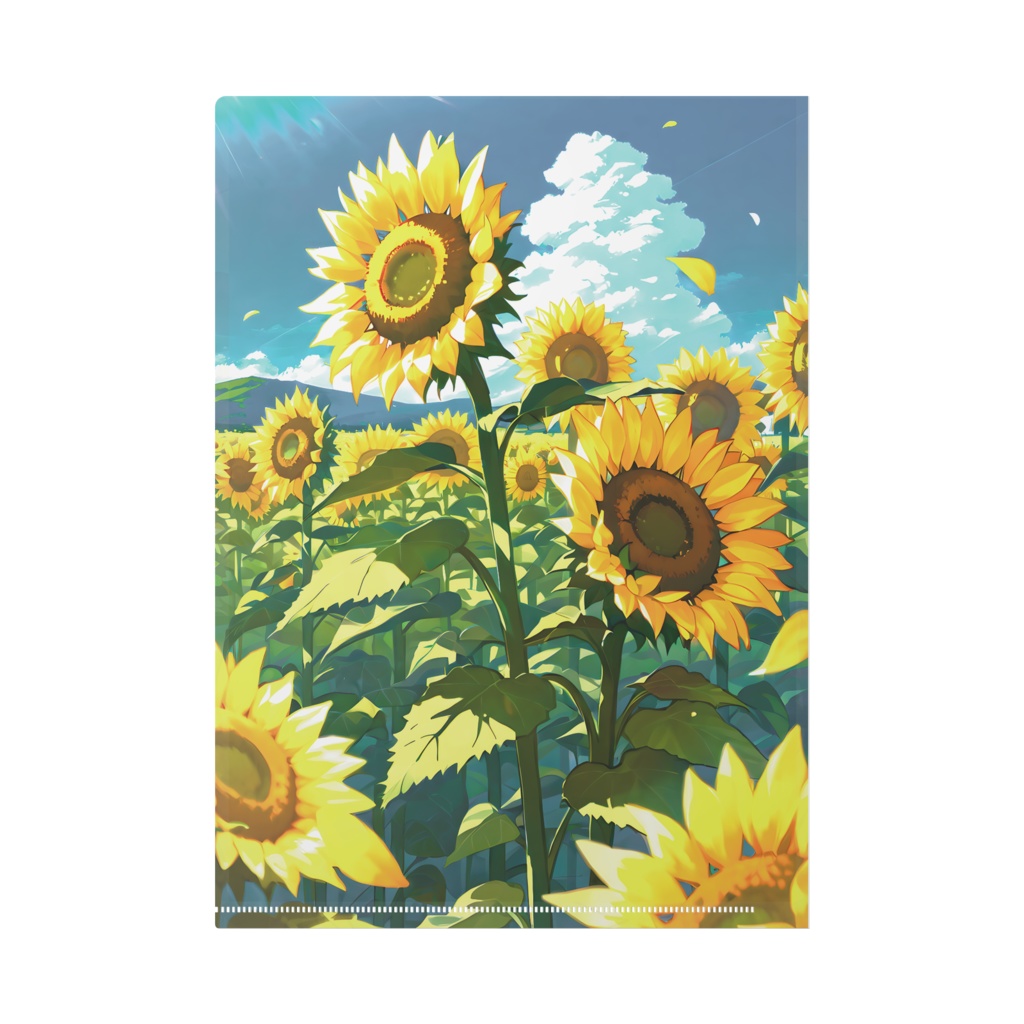 ずんだもんクリアファイル(夏バージョン)