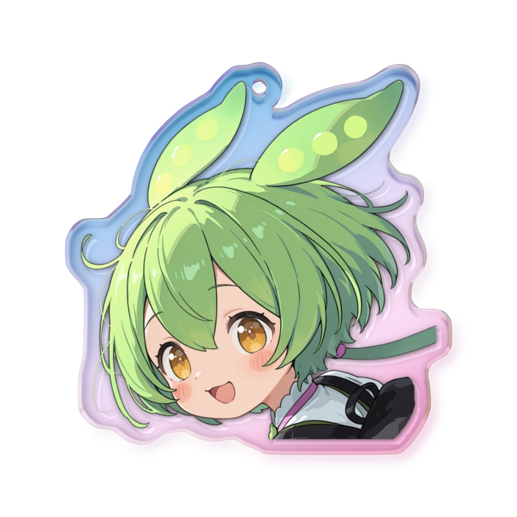 ずんだゃまオーロラアクリルキーホルダー