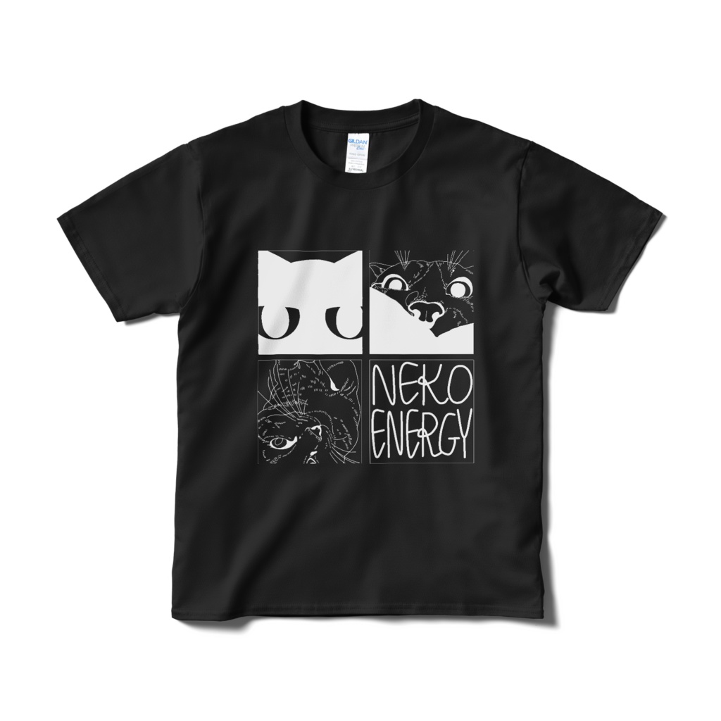 ネコエネルギーTシャツ(BL)