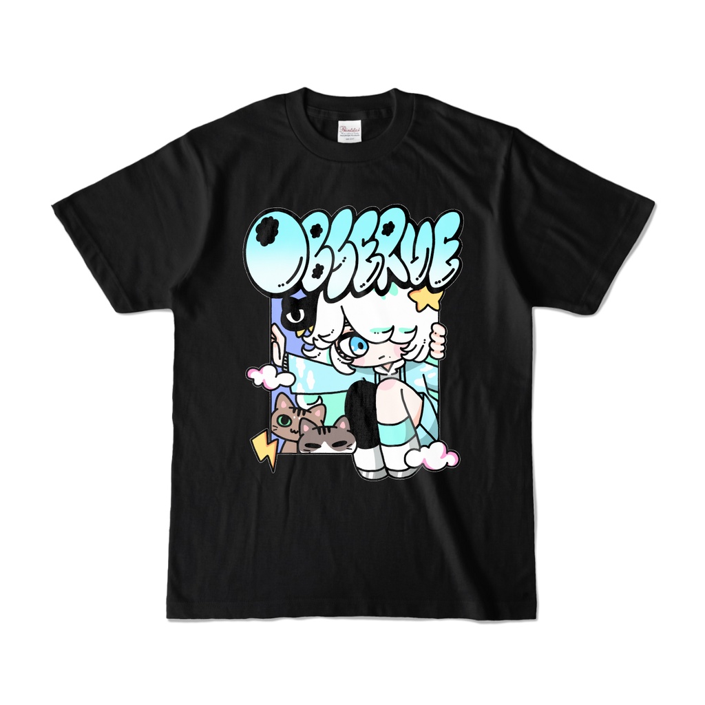 観測するTシャツ（BL）