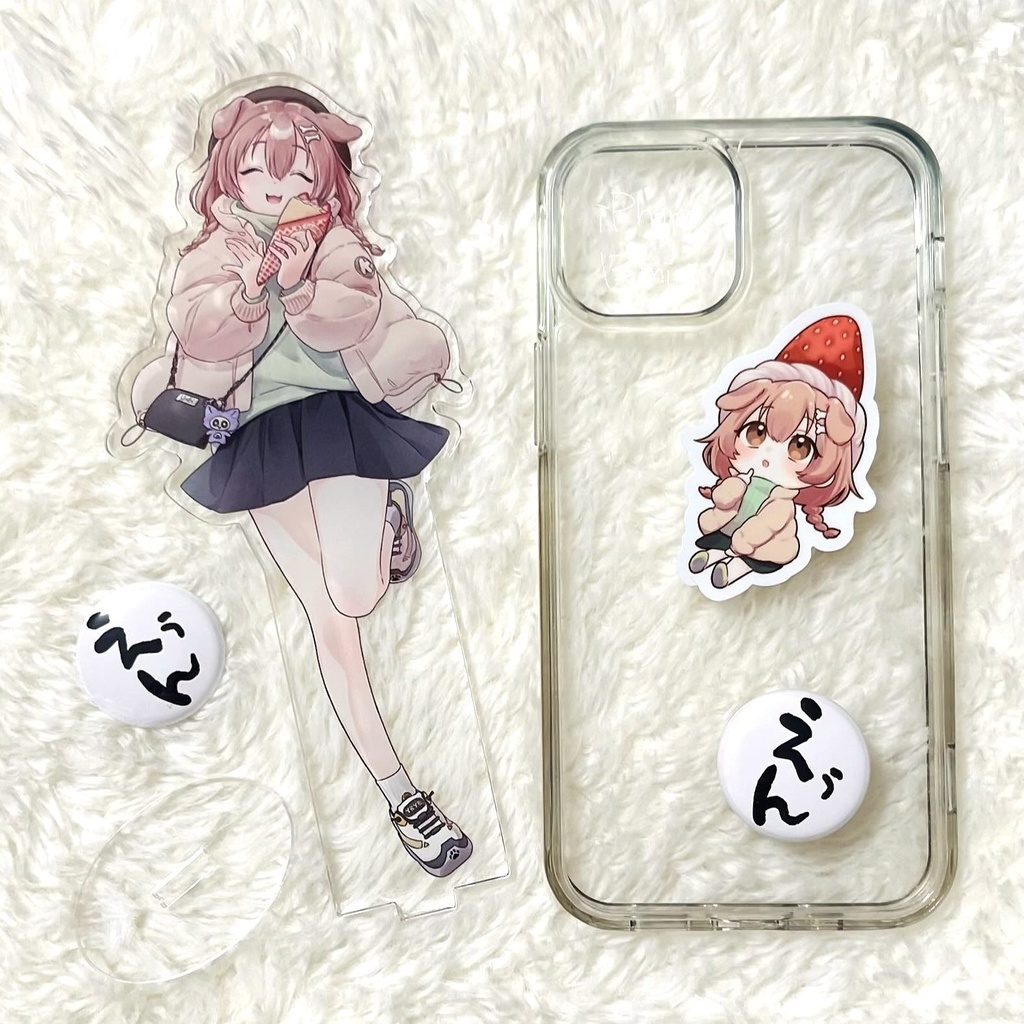 【非公式・受注期間12/31~1/18】冬のおでかけころさん ステッカー/戌神ころね【C107/トキメキラメキ】