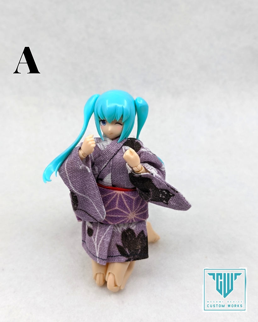 メガミデバイス推奨 浴衣ドレス(4色)