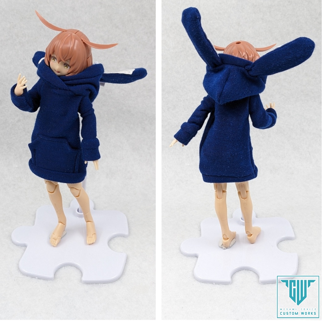 メガミデバイス推奨 うさ耳パーカーワンピース