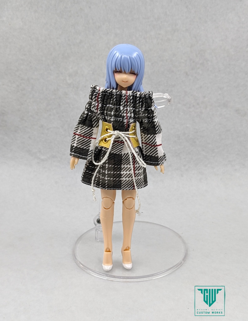 メガミデバイス推奨 オフショルダーワンピース+コルセットベルト