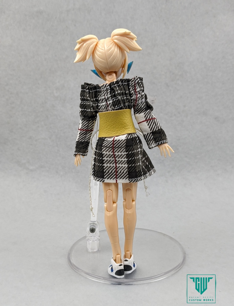 メガミデバイス推奨 オフショルダーワンピース+コルセットベルト