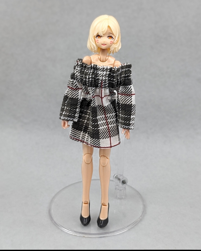 メガミデバイス推奨 オフショルダーワンピース+コルセットベルト